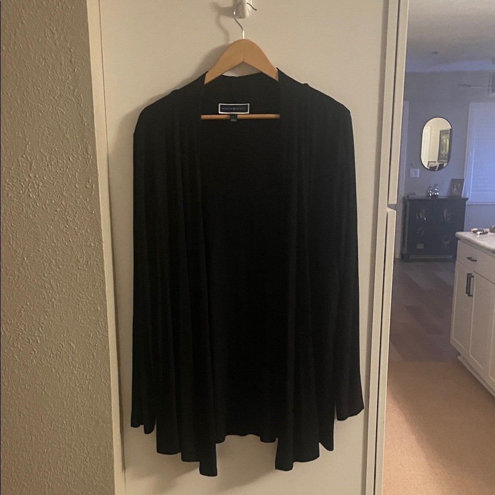 Karen Scott Black Women's Cardigan